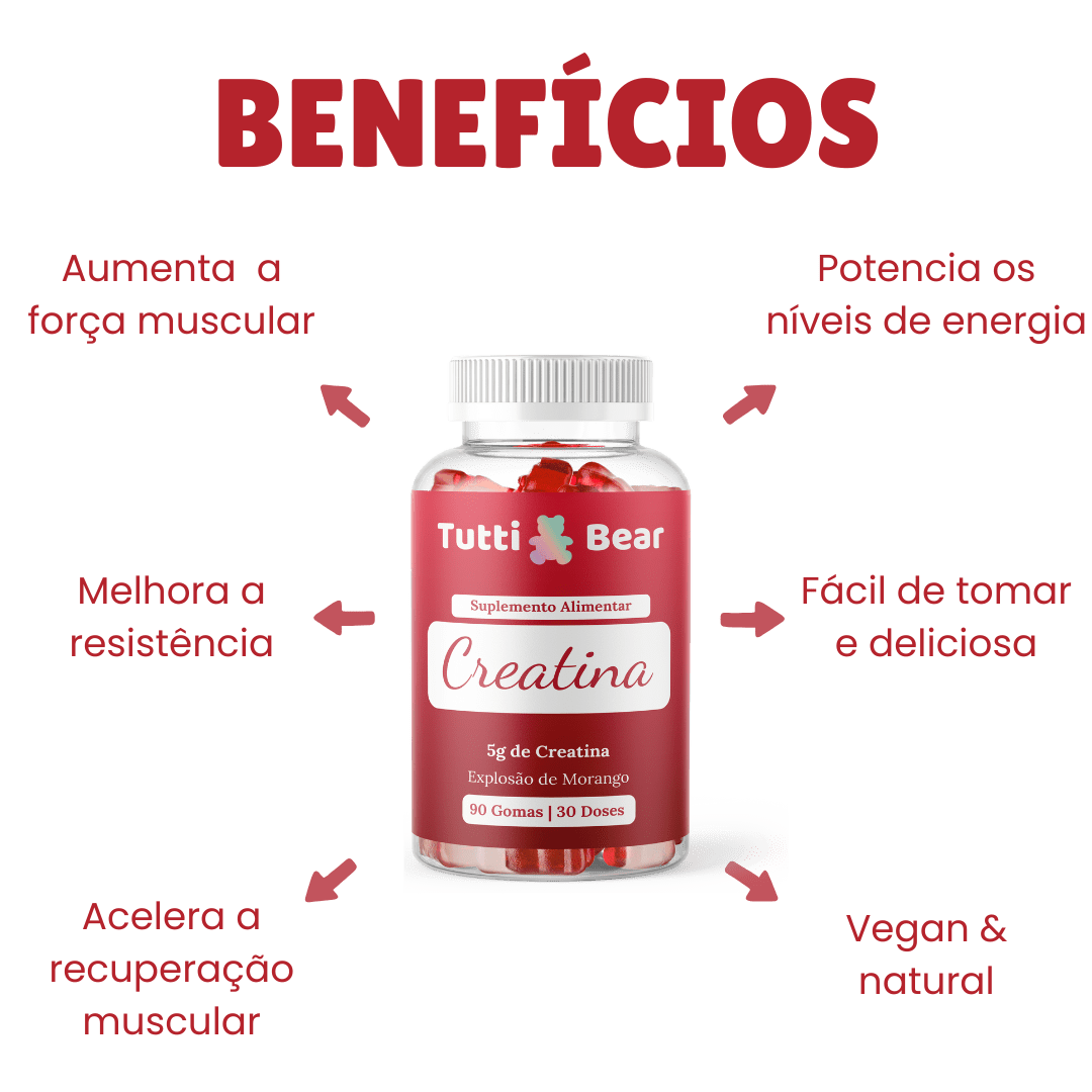 Gomas de Creatina - Revendedores TuttiBear