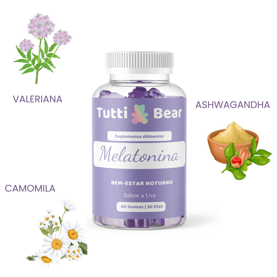 Gomas de Melatonina para Dormir - Revendedores TuttiBear